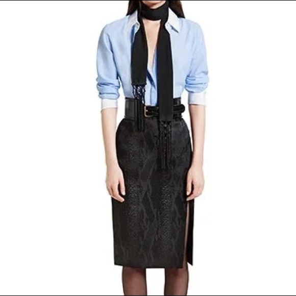 Altuzarra Blue and White Striped Blouse - Picture 2 of 10